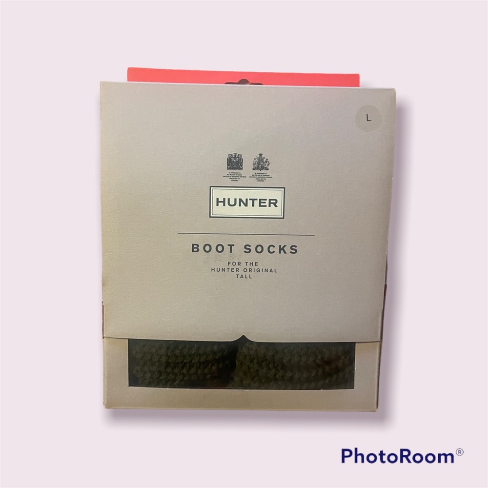 NIB Hunter Boot Socks - Swamp Green - Size L - Unisex - see sizing below